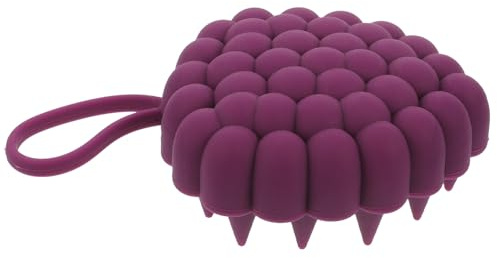 IWOWHERO Silikon Kopfhautbürste mit Massagefunktion Tiefenreinigender Shampoo scalp brush für Entspannende Kopfmassage und Verbesserten Haarzustand für Dusche und Tägliche Haarwäsche