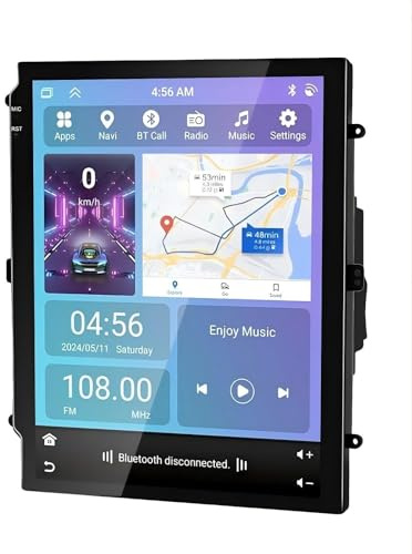 Tablette de Voiture Autoradio Android Auto, système Intelligent pour Voiture, Mirror Link, Lecteur Universel pour 9,7 Pouces(4GB+64GB AHD)