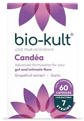 Bio-Kult Candéa Advanced Live Bacterial Formulation for Intimate Flora with Garlic and Grapefruit Extract - 60 Capsules