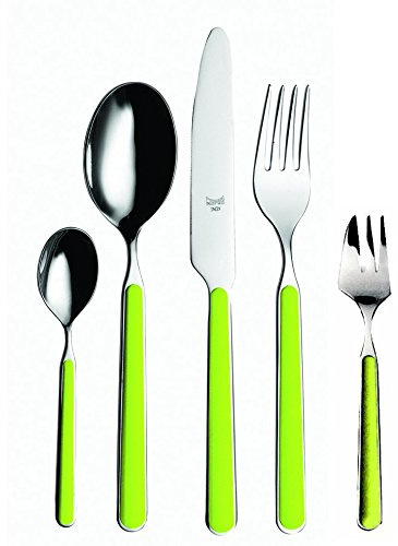 Mepra SPA 10E722020 Ménagère de 20 Pièces Fantasia Vert Acide