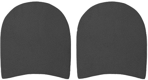 Zerodis Reparación de Calzado Reemplazo Tacones de Goma Natural y Media Suela para Reparar Zapatos de Cuero(Negro)