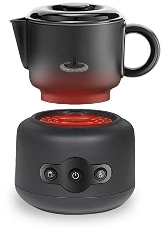 Milchaufschäumer, Automatische elektrische Milchwärmer und Schaumbereiter, Spülmaschinenfest, Milchdampfer und Schaum, 4-Modi für Lattes, Cappuccinos, heiße Milch, heiße Schokolade