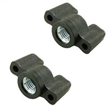 cyclingcolors 2x tuercas de mariposa mano M4 M5 M6 cabeza plástico (M5)