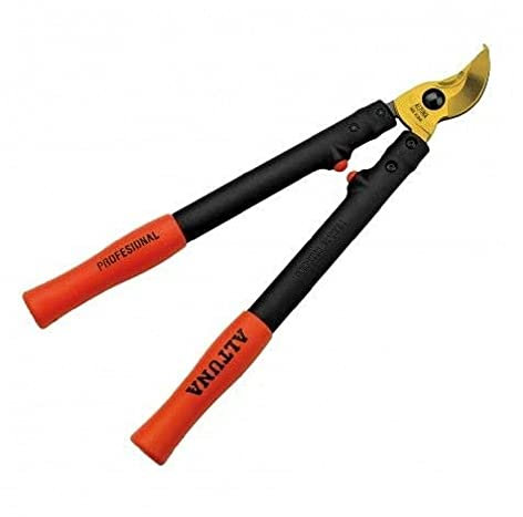 TIJERA DE PODA, PODADERA 2 MANOS USO PROFESIONAL. CORTE BYPASS. CUCHILLA TITANIO DIÁMETRO DE CORTE 35MM. LONGITUD 50CM