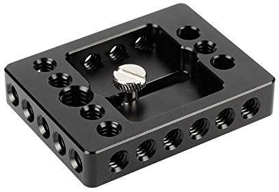 1/4 & 3/8 Gewinde Universal Käseplatte Kamera Grundplatte für DSLR Kamera Cage Rig Kamera Fotografie Zubehör Zubehör