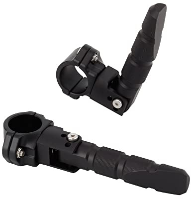 For Triumph Tiger 900 / 955i / 1050/1200 / 1200 XC/XR ALL 22mm 25mm 27mm 32mm Universal Highway Footrest 360 Rotatable 7/8 1 1.25 Inch Crash Bar Foot Pegs Rests (black)