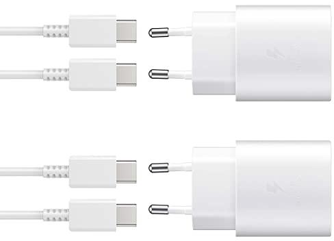 25 Watt Schnellladegerät Ladekabel für Samsung Galaxy A54 A53 A34 A33 A14 A13 5g M54,M53,M33,M14,M13 5g A70 A52 M52 M51 FE Ultra Plus Super Fast Charging USB C Ladegerät Schnell Netzteile