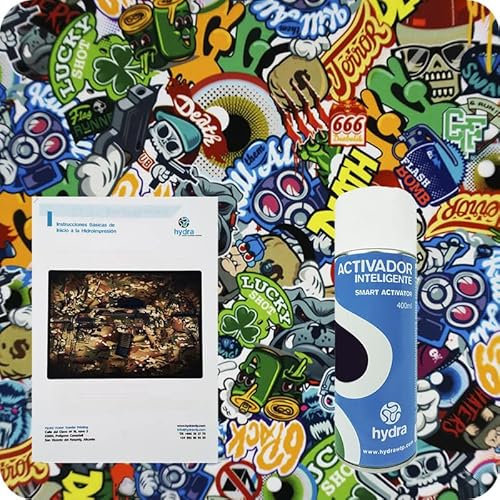 BASIC Hydro Dipping Kit Cubicatura Kit: Attivatore Spray 400 ml + pellicola cubicatura altro disegno. Dimensioni: Larghezza: 50 cm. Lunghezza: 100 cm (HOT-117)