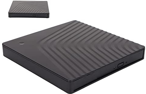 Tbest Unidad de DVD Externa, Caja de Unidad de DVD Externa Desmontable USB3.0/USB2.0 5 Gbps Carcasa de Unidad óptica para Portátil para Unidad de DVD RW SATA de 12, 7mm/9, 5mm