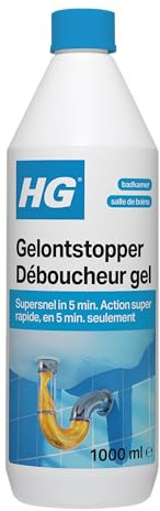 HG Déboucheur gel 1L - Unscented - Tuer le mouche de drain