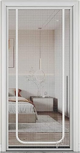 Katzensicher Gittertür Für Katzen 80 X 210 Cm, Verstärkte, Haustiersichere Gittertür, Langlebige, Katzenresistente Gittertür Mit Reißverschluss, Verhindert Das Auslaufen Von Hunden Und Katzen ( Color