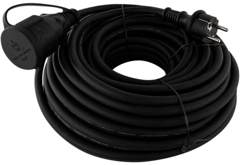 REV Verlängerungskabel 25m außen - H075RN, IP44, 3680W, schwarz