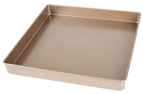 COLLBATH Square Nonstick Baking Cake Pan Pizza Baking Tool for Demoulding Cleaning Scratch Resistant Energy Saving for Roasting