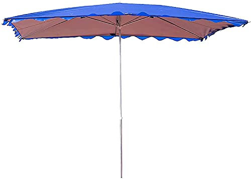 CGCSYZ Sonnenschirm Gartenschirm Sonnenschutz Deko Sonnenschirm, Quadratischer Sonnenschirm, Sonnenschutz für Garten, Balkon und Terrasse,Grün(Blau-3m