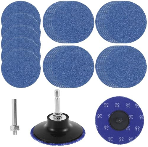 28 Pcs Schleifscheiben Set 76mm mit Schleifscheibe Schaft Runde Schleifpapier Set Nass und Trocken mit Drehmomentpalette Siliciumcarbid Scheibe für Metall Holz Auto