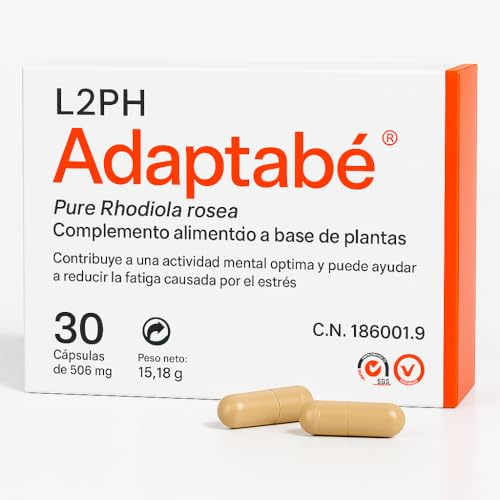 ADAPTABÉ – Complemento Alimenticio para Mejorar el Estado de Ánimo y Reducir el Estrés, Ansiedad, Cansacio Crónico y Fatiga proporcionando un equilibrio Natural para tu Mente y Cuerpo (30 Cápsulas).