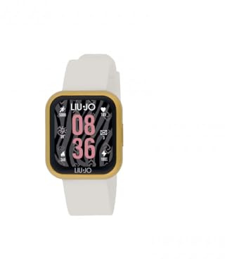 Liu Jo - Smartwatch da donna in gomma - Voice Mini SWLJ141 - Display da 1.5full touch - Compatibilità con iOS e Android - Funzione Fitness - Chiamata vocale tramite dispositivo - Impermeabile IP67