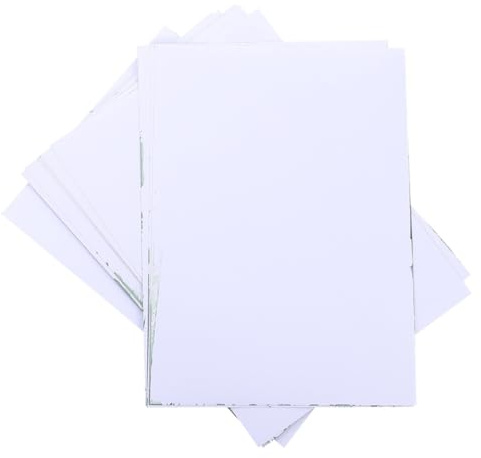SAFIGLE 48 Blatt Weißes Solaraktiviertes Druckpapier Cyanotypie Bastelpapier für Kinder und Erwachsene Papier für Selbstgemacht Projekte und Langzeitaufbewahrung
