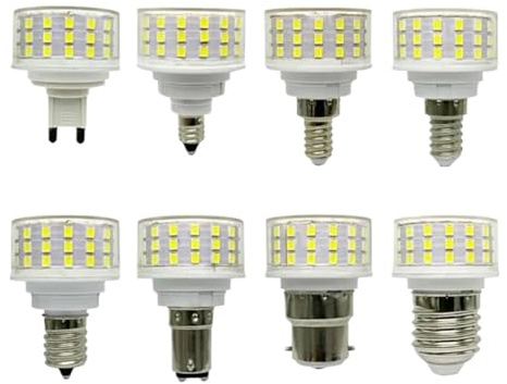 JrEam Lampada a LED dimmerabile G9 BA15D B22 72 LED 15 W AC85-265 V Senza sfarfallio, lampadario, sostituisce la Lampada alogena da 100 W(Cold White,No_E17)
