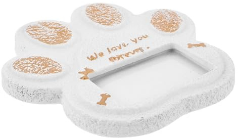 YARNOW Pierre Tombale pour Chien ou Chat Stèle Commémorative pour Animaux de Compagnie Plaque Funéraire Étanche et Résistante aux Intempéries pour Jardin et Cimetières