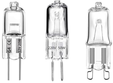 G4 Low Voltage Halogen Lamp Bead G5.3 Aromatherapy 220v12V20W35W Pin Crystal Light Bulb Two Bubble 1 Piece(G9 230V 40W (Long Life))