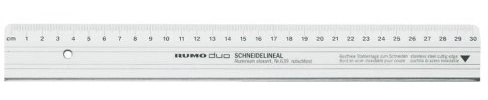 Rumold 639/50 Schneide-Lineale 50cm silber Aluminium