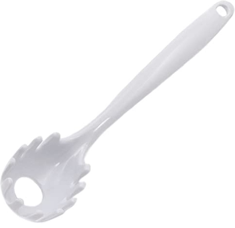 Chef Craft 19041 Basic - Tenedor de melamina para espagueti/pasta, color blanco