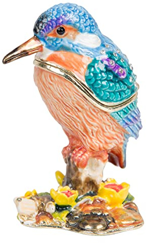 Treasured Trinkets Schmuckkästchen Juliana in Form eines Eisvogels