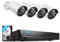 Reolink 4K 8CH NVR CCTV Camera System, 4X 5MP Security Camera Outdoor with Person Vehicle Detection, 2TB HDD for 24/7 Recording, UHD PoE IP Cameras Night Vision Audio Email App Alerts, RLK8-410B4-5MP