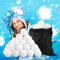 relaxdays Boules de Neige artificielles, Lot de 50, décoration de Noël, pour l’intérieur, Anniversaire d’Enfant, Blanc
