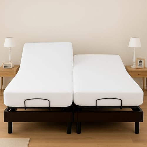 Protège Matelas Imperméable 2x90x200 Lit Électrique – Coton – Bonnet 30 cm | Forme drap-housse • Imperméable & respirant • Silencieux • Lavable 60°C • Molleton 100% coton • Fabrication européenne