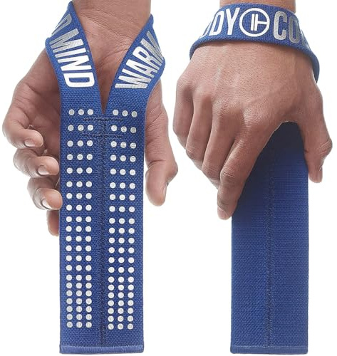 WARM BODY COLD MIND V1 Lifting Straps für Olympisches Gewichtheben - Zughilfen für Krafttraining, Fitness Bodybuilding, Wrist Wraps, Weightlifting, Crossfit, Gym Kreuzheben Gurte