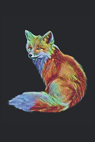 Fuchs Notizbuch: Taschenbuch 6x9 inch (15,24cm x 22,86cm) liniert mit 120 Seiten - Tagebuch zum notieren von Ideen und Gedanken - Motiv Fuchs
