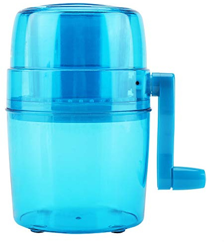 Broyeur à glace-1.1L manivelle Portable manuel broyeur à glace ménager rasoir outil de cuisine fabricant de cône de neige