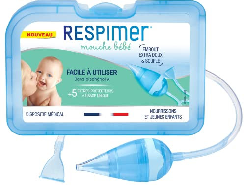 RESPIMER Babyfliege + 5 Schutzfilter – extra weich und flexibel, einfach zu bedienen