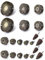 QWORK® 20 pezzi ruota lamellare abrasiva, carta abrasiva lucidatura ruota, 10 diverse dimensioni, grana 80, per la rimozione della ruggine, la lucidatura