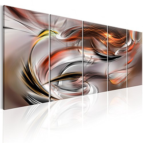 murando - Quadri Moderni Fonoassorbenti per Soggiorno, Astratto, 225x90 cm