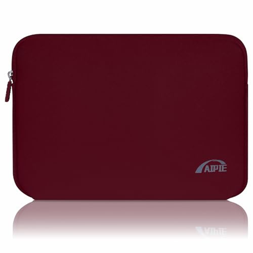 AIPIE Laptoptasche für 16 Zoll Laptophülle 39x28x3 cm Notebook Schutz Hülle Stoßfest Arbeitstasche Laptop Tasche Sleeve Kompatibel Acer, Asus, Dell, Lenovo, HP Laptophülle Rot 16 Zoll