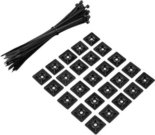 Rockboard Cable Set 50 CableTies & 25 CableTies Holder