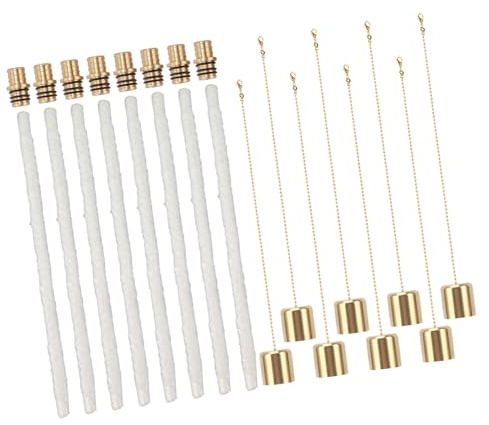 Weinflaschen-Fackel-Set, 8 Stück, Langlebige DIY-Dochte, Perfekte Taschenlampen-Dekoration, Glasfaser-Fackel, Ideal für Halter, Dekorative Verzierungen, Laternen, Fackeln