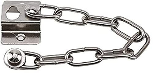 Türkette, Riegeltorverschlüsse, Türbegrenzer, 2 Stück Edelstahl-Diebstahlsicherungskette Türkettenschloss-Schnalle Zimmertürriegel Türschloss-Schnalle Diebstahlsicherungskette