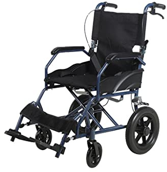 Máquina De Desplazamiento De Silla De Ruedas Móvil Cómoda Al Aire Libre Manual De Aleación De Aluminio, Transporte Plegable Ligero Máquina De Desplazamiento De Silla De Ruedas Móvil Cómoda Al Aire L