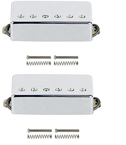 E-Gitarre Doppelspule Humbucker Pickup Hals Bridge Pickup 50mm 52mm 2 Leiter Für Lp. Gitarre Zubehör