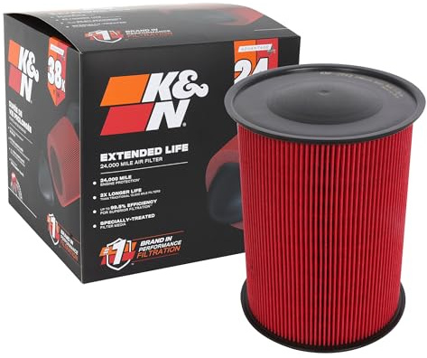 K&N Engine Air Filter: Extended Life 24,000 Mile Replacement Air Filter: Compatible with 2007-2019 Ford/Lincoln/Volvo (C-Max Escape, Grand, Kuga, Focus, Tourneo, MKC, V40, V70, C30, S40), KNF-2993