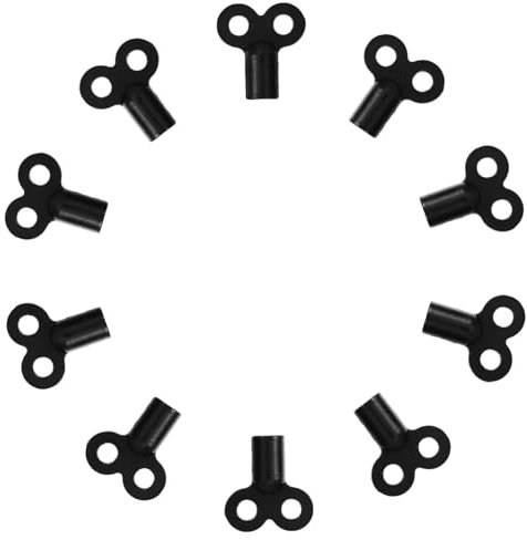 ETHZZLE 10pcs Sturdy Radiator Valve Keys Radiator Bleed Key Air Plumbing Plumbing for Heater Exhaust Valves