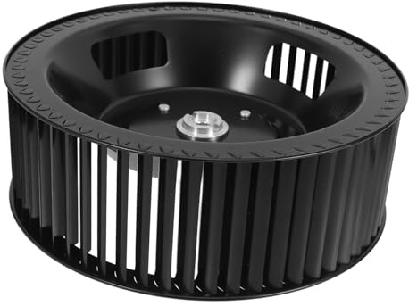 BAZEITFLOW Range Hood Fan Blower Wheel Replacement and for Suitable for Black Iron Material with Powerful Airflow Efficient Filtration Stove Vent Hood Kitchen and Restaurant Use