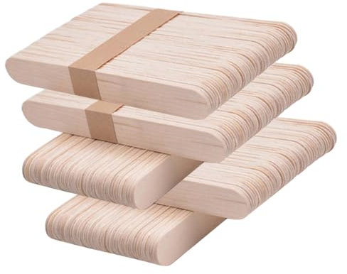 TEHAUX 250stücke Holzstäbchen Für Basteln Diy Sticks Aus Naturholz Handwerksmaterialien Für Junge Mädchen Klassenzimmeraktivitäten Und Gruppenprojekte