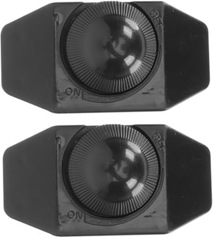 OSALADI 2pcs Desk Lamp Knob Accessory Light Switch Dimmable Fixture Switches Easy Install for Led Lights
