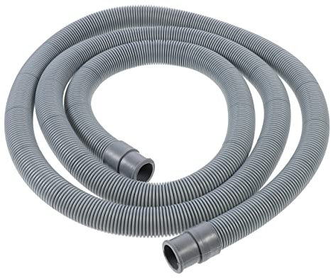 LALAFINA 2m Replacement Washing Machine Drain Hose Extension Pipe Pe Eva Material Flexible for Kitchen Bathroom