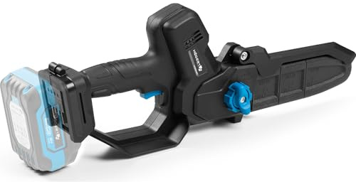 HÖGERT TECHNIK - Mini motosega a batteria 18V brushless, motosega compatta a una mano 7 pollici, sega senza fili per giardinaggio, potatura e taglio del legno, OneAccuSystem